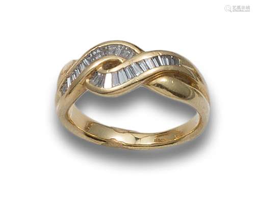 GOLD AND DIAMONDS RING