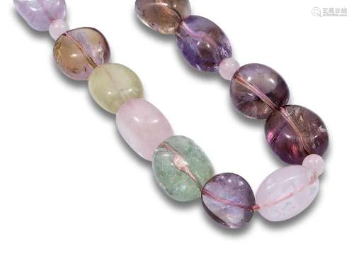 QUARTZ BEAD NECKLACE