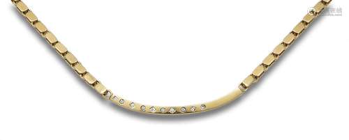 GOLD AND DIAMONDS NECKLACE