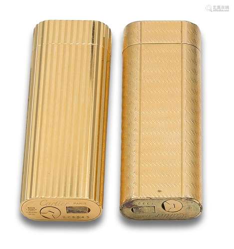 Lot of two CARTIER ladies` lighters