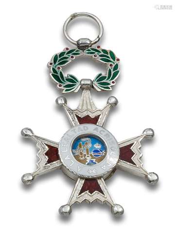 SILVER CROSS ISABEL THE CATHOLIC