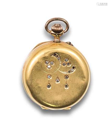 GOLD SABONETA LADY POCKET WATCH