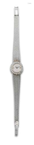 OMEGA LADIES WRISTWATCH IN WHITE GOLD AND DIAMONDS