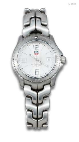 TAG HEUER PROFESSIONAL WRISTWATCH, STEEL