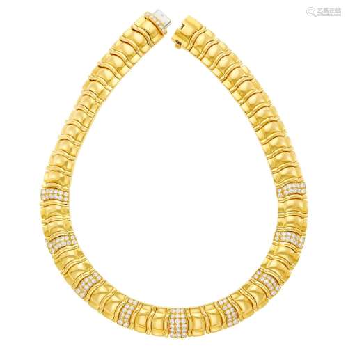 Piaget Gold and Diamond Necklace, France