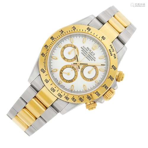 Rolex Gentleman`s Stainless Steel and Gold `Daytona Cosmogra...