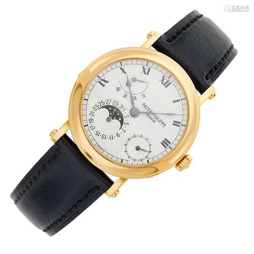 Patek Philippe Gentleman`s Gold `Power Reserve Officer`s Cas...