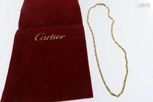 CARTIER, bicolor vintage collier