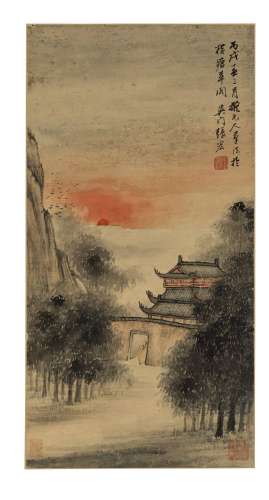 ZHANG HONG (1577-APRÈS 1659)PAYSAGE