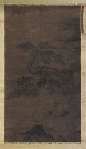 AVEC SIGNATURE DE MA HEZHI (CHINE, DYNASTIE MING (1368-1644)...