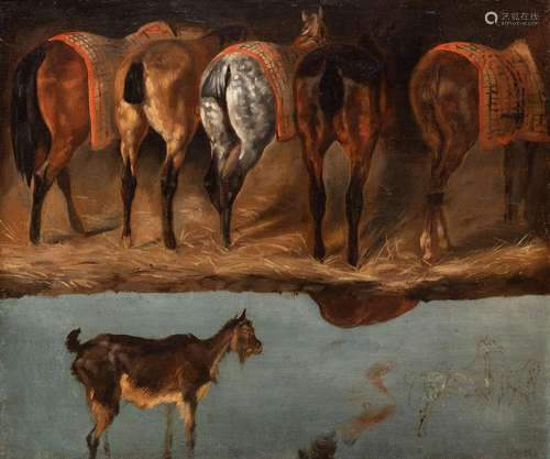 D’après Théodore GERICAULT (1791-1824)<br />
Cinq chevaux vu...