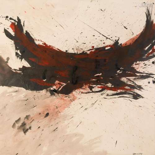 Hisao DOMOTO (1928-2013)<br />
Composition abstraite<br />
A...