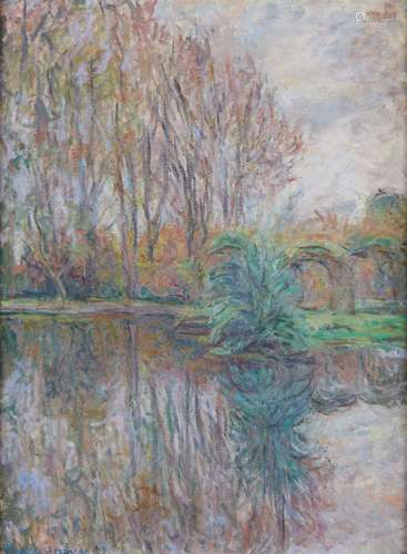 Le Bassin de Claude Monet en hiver