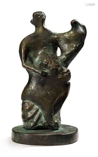 Maquette for Mother and Child: Upright