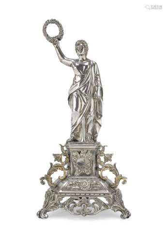 SILVER SCULPTURE, LATE 19TH CENTURY