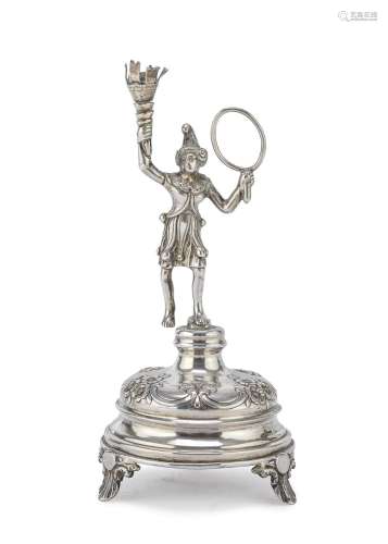 SILVER TOOTHICK HOLDER, PORTUGAL 19TH CENTURY