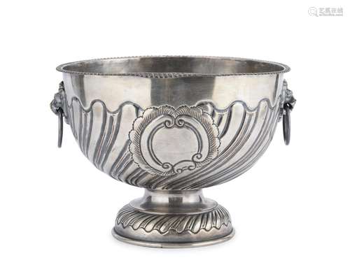 SILVER CACHEPOT, COOPER ENGLAND EARLY 20TH CENTURY