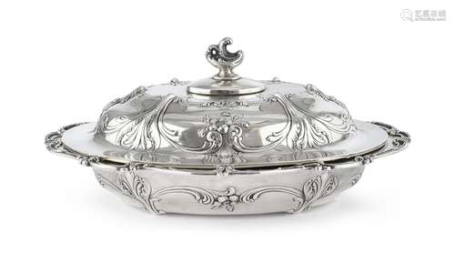 SILVER ENTREE DISH, UNITED STATES GORHAM 1860/1870