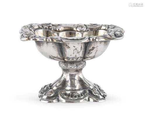 SILVER SALT CELLAR, NAPLES 1830