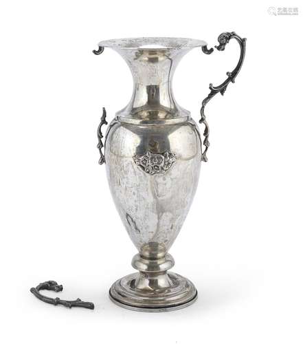 SILVER VASE, ITALY 1950 ca.