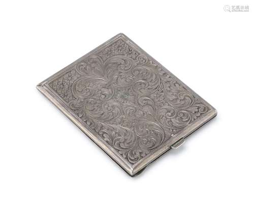 SILVER CIGARETTE CASE, FLORENCE 1944/1968