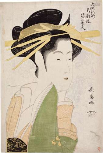 Eishosai Choki (active circa 1780–1810) | Tayu Tsukasa of th...