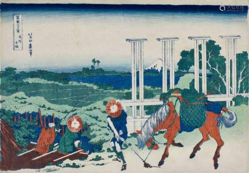 Katsushika Hokusai (1760-1849) | Senju in Musashi Province (...