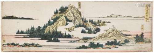 Katsushika Hokusai (1760-1849) | Horaiji Temple in Spring (H...