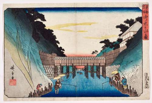 Utagawa Hiroshige (1797–1858) | View of Ochanomizu (Ochanomi...