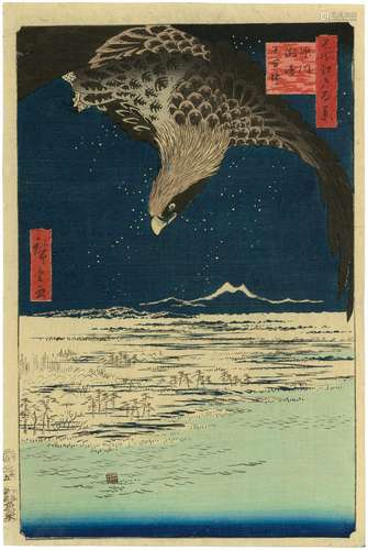 Utagawa Hiroshige (1797-1858) | Fukagawa Susaki and Jumantsu...