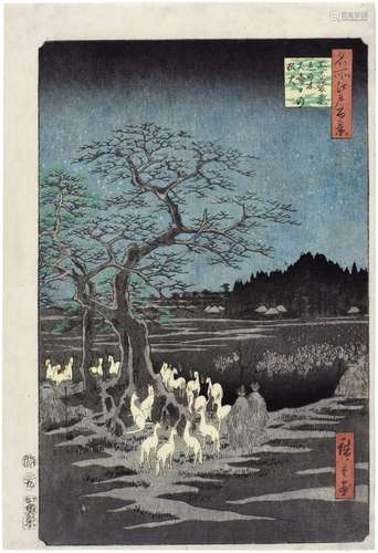 Utagawa Hiroshige (1797-1858) | New Year\'s Eve Foxfires at ...