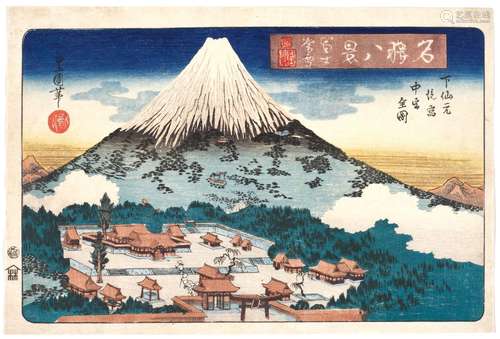 Utagawa Toyokuni II (Toyoshige, 1777–1835) | Twilight Snow o...