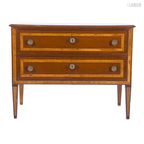 SMALL SPANISH CHEST OF DRAWERS, CHARLES IV STYLE, 20TH CENTU...