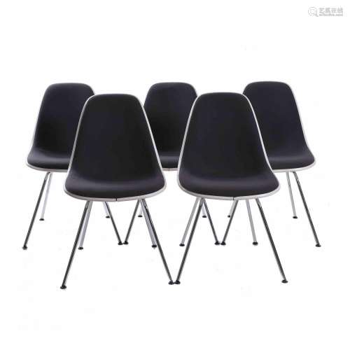 VITRA. FIVE MODEL DSX CHAIRS, LATE 20TH CENTURY.