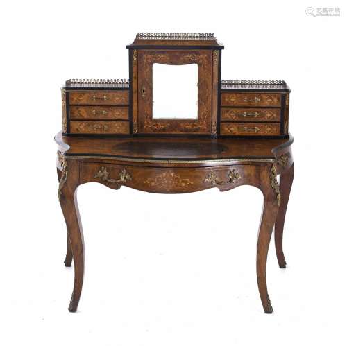 FRENCH WRITING DESK, LOUIS XV STYLE, 20TH CENTURY.