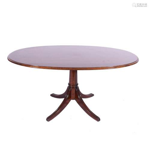 OVAL DINING TABLE, 20TH CENTURY.