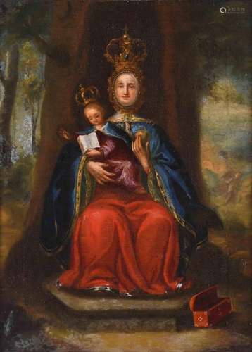 18TH CENTURY, SPANISH SCHOOL. "OUR LADY OF VALVANERA&qu...