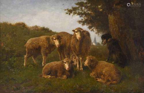 EARLY 20TH CENTURY ENGLISH SCHOOL. "PASTORAL LANDSCAPE&...