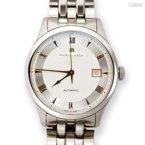 A stainless steel wristwatch, Maurice Lacroix