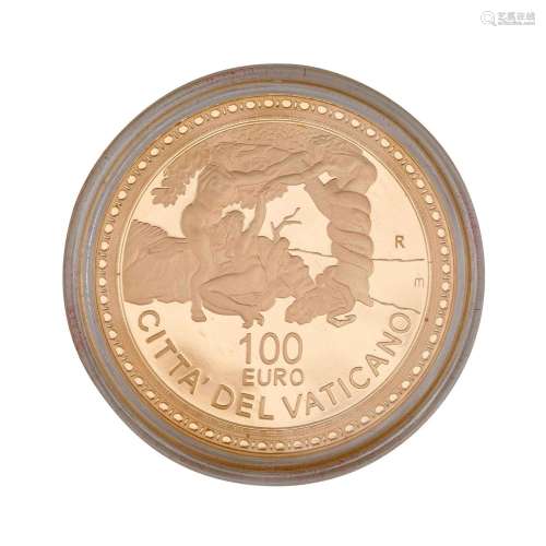 Vatican - 100 Euro 2009, Pope Benedict,