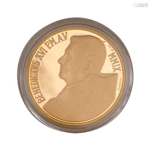 Vatican - 50 Euro 2009, Pope Benedict, masterpieces of sculp...