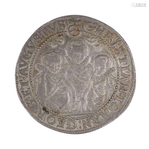 Saxony, Christian II and Johann Georg I + August, Reichstale...