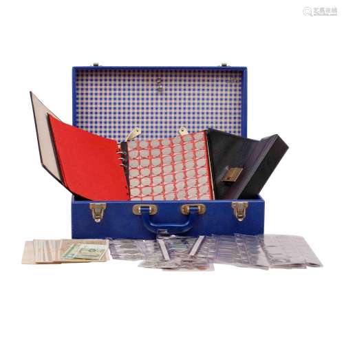 Coins and banknotes: Treasure trove in a suitcase -