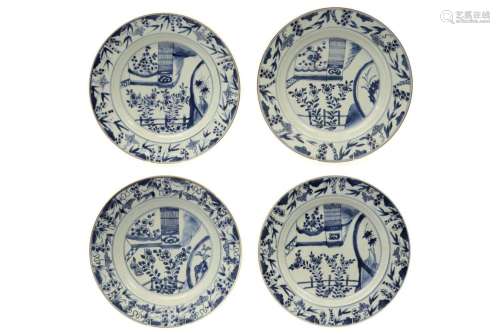series of four 18th Cent. Chinese dishes in porcel…