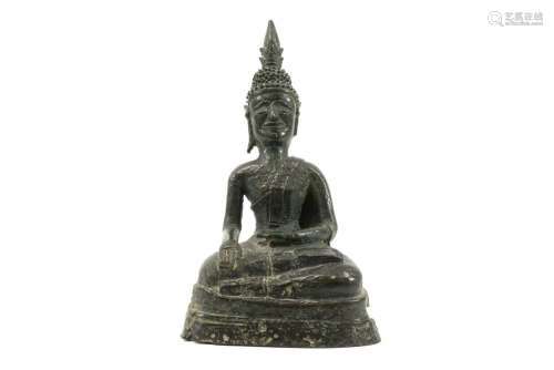 small antique "Buddha" sculpture in bronze…