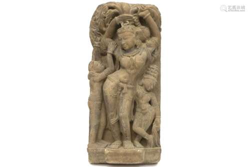 10th/11th Cent. Central Indian pink sandstone "Aps…