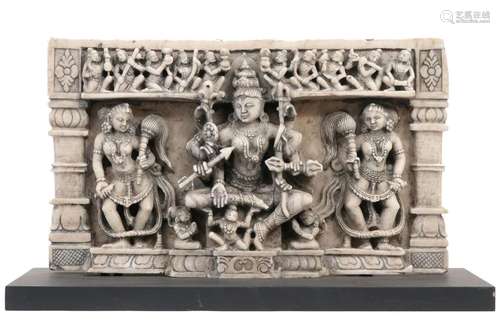 12th Cent. northern Indian white marble sculpture …