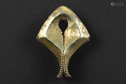 antique Indonesian Sumba "Mamuli" ear ornament in ...