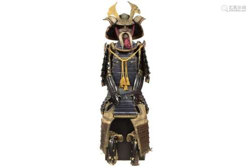 antique Japanese Edo period samurai armor ("Yoroi"...