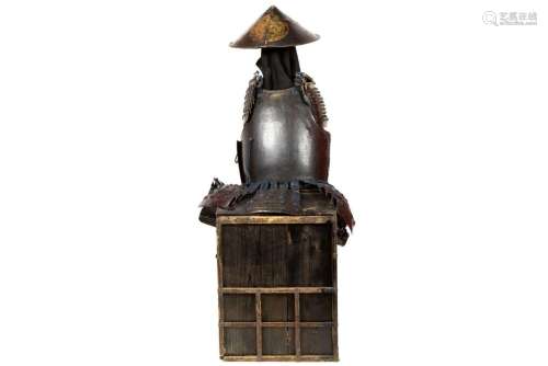 antique Japanese Edo period armor of an "Ashigaru"...